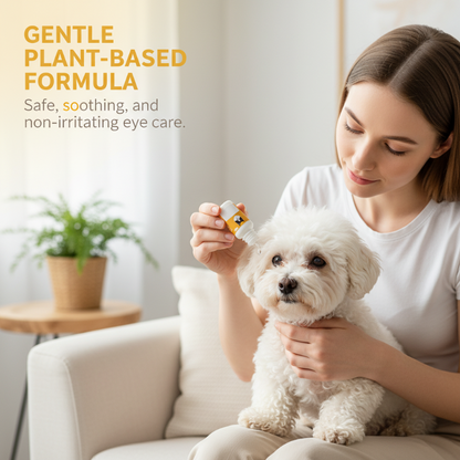 Delikatne krople do oczu dla zwierząt