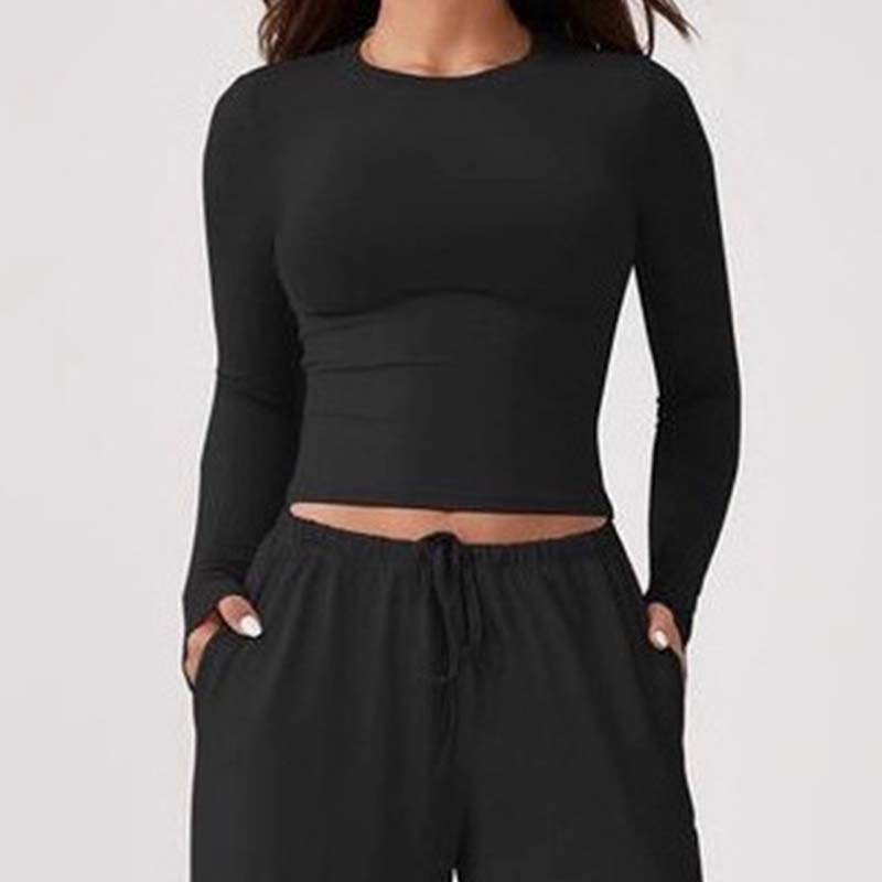 ⏰Women's Casual Crop Top & Drawstring Pants Set
