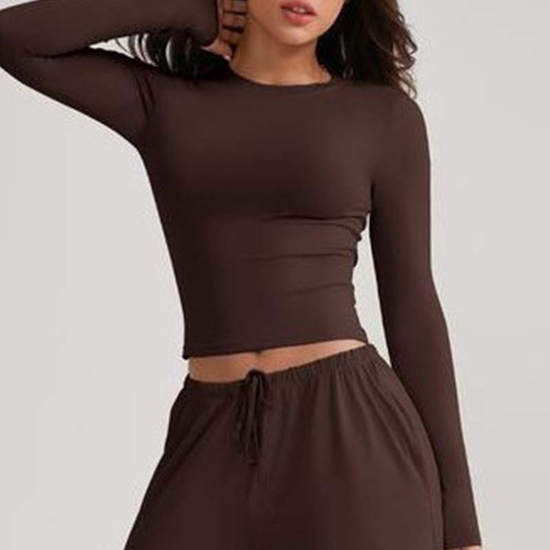 ⏰Women's Casual Crop Top & Drawstring Pants Set