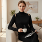Women's Elegant Cutout Shoulder Knit Sweater