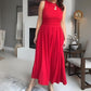 📢📢50% zniżki!! ⏰Elegancka długa sukienka z okrągłym dekoltem dla kobiet 👗