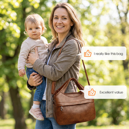 👜Damską torebkę crossbody z miękkiej syntetycznej skóry