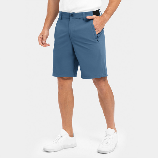 📢50% RABATU !!!⏰Męskie szorty w jednolitym kolorze z płaskim przodem