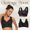 Women's Seamless Wireless Push-Up Bra with Back Smoothing & Natural Lift