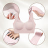 Women's Seamless Wireless Push-Up Bra with Back Smoothing & Natural Lift