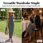👗 50% RABATU! ✨ Sukienka bez rękawów w paski, wykonana ściegiem ściągaczowym – dopasowana, wygodna i idealna na lato oraz na co dzień 🌸