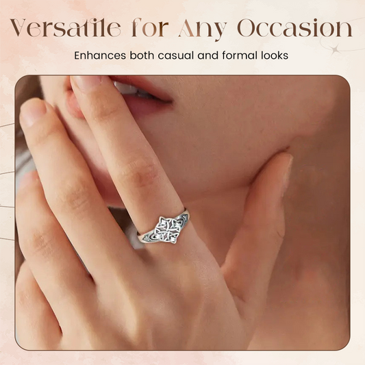 💍Pierścionek w stylu vintage z celtyckim węzłem