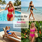 Seksowny dwuczęściowy komplet bikini damski z wiązaniem