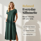 Damski prosty, codzienny maxi dress