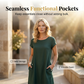Damski prosty, codzienny maxi dress