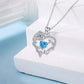 Naszyjnik z wisiorkiem Rose Heart "Mama"