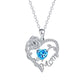 Naszyjnik z wisiorkiem Rose Heart "Mama"