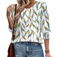 Damskie Casual Bluzy z Trzy Czwarte Rękawem