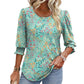 Damskie Casual Bluzy z Trzy Czwarte Rękawem