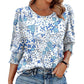 Damskie Casual Bluzy z Trzy Czwarte Rękawem