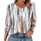 Damskie Casual Bluzy z Trzy Czwarte Rękawem