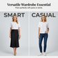 Damski Casual Top z Asymetrycznym Kołnierzem