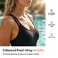 Double Strap Ruched Skirted Swimsuit