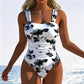 Women's Modern Printed One-Piece Swimsuit