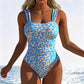 Women's Modern Printed One-Piece Swimsuit