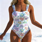 Women's Modern Printed One-Piece Swimsuit