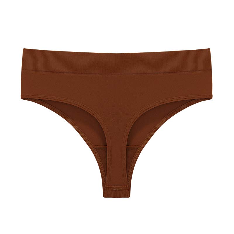 💖Black Friday Mega Deal – 50% off!💖 Women's Seamless Ribbed Thong Underwear (3-Pack)
