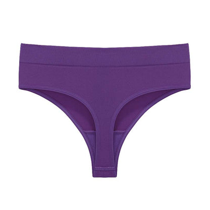 💖Black Friday Mega Deal – 50% off!💖 Women's Seamless Ribbed Thong Underwear (3-Pack)