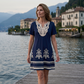 Sukienka damska casual w stylu boho z kwiatowym wzorem