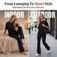 Women's Short Sleeve Top and Long Pants Set