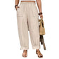 Women's Relaxed Fit Cuffed Ankle Pants