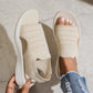 Women's Breathable Knit Platform Sandals