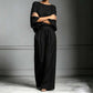 Women's Two-Piece Loose Fit Top and Wide-Leg Pants Set
