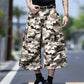 Unisex Wide-Leg Camo Cargo Shorts