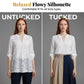 Women's Lace Panel V-Neck Blouse
