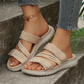 Women's Casual Multi Strap Flat Sandals