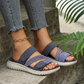 Women's Casual Multi Strap Flat Sandals