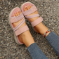 Women's Casual Multi Strap Flat Sandals
