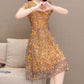 Comfortable Fit-and-Flare Summer Midi Dress