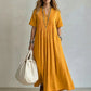 Women's Loose Casual V-Neck Dress