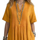 Women's Loose Casual V-Neck Dress