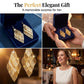 Women's Elegant Cascading Hollow Leaf Earrings