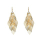 Women's Elegant Cascading Hollow Leaf Earrings