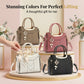 Elegant Women's Top-Handle Satchel & Shoulder Strap