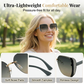 ⏳Ograniczona czasowo zniżka 30%⏰Okulary przeciwsłoneczne kwadratowe bezramowe oversize🕶️🏖️