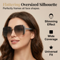 ⏳Ograniczona czasowo zniżka 30%⏰Okulary przeciwsłoneczne kwadratowe bezramowe oversize🕶️🏖️
