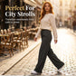 Women's Casual High Waist Wide-Leg Pants