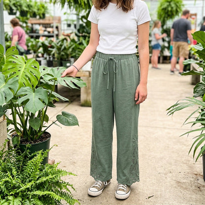 Women's Casual Breathable Wide-Leg Pants