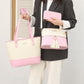 4-in-1 Color-Block Tote Bag Set