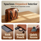 Women's PU Leather 4-Piece Handbag Set