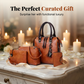 Women's PU Leather 4-Piece Handbag Set
